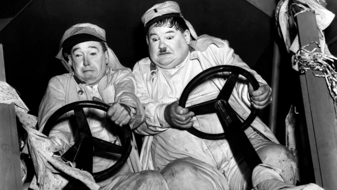 Laurel et Hardy - Conscrits backdrop