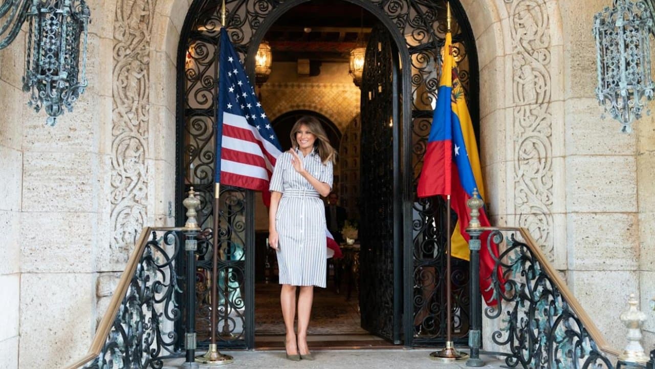 Melania Trump, cet obscur objet du pouvoir backdrop
