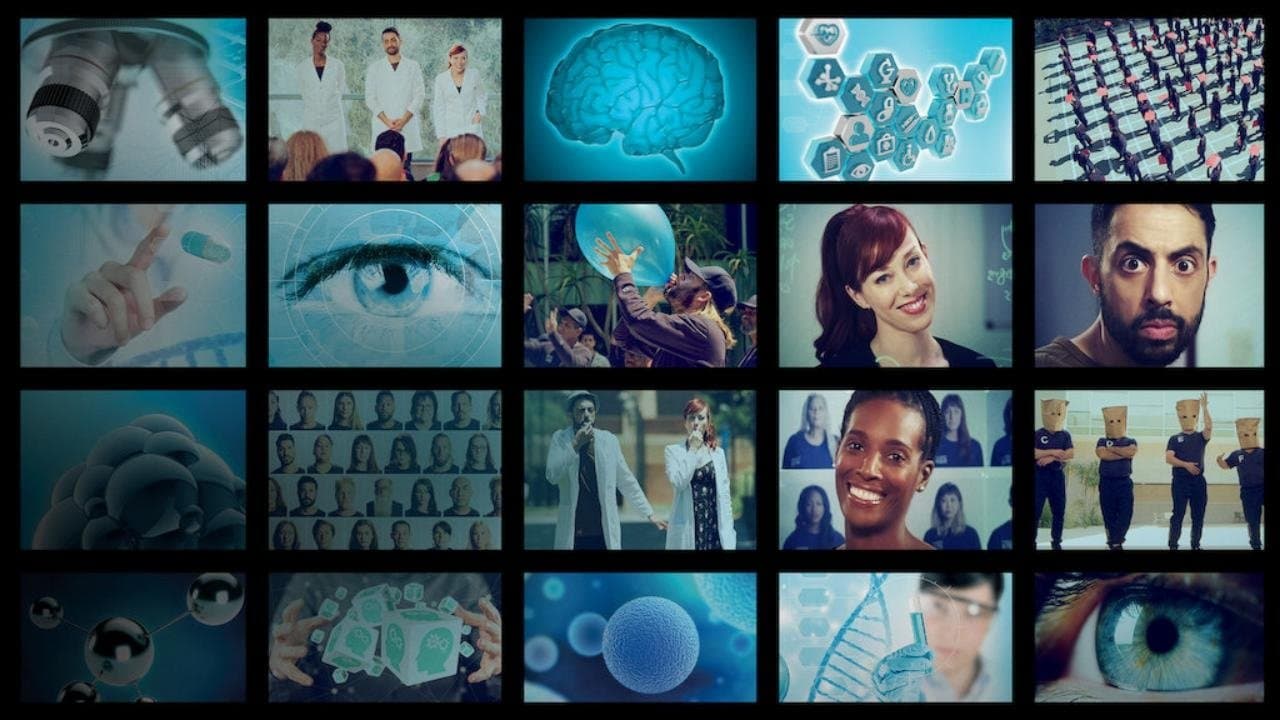100 Humans backdrop