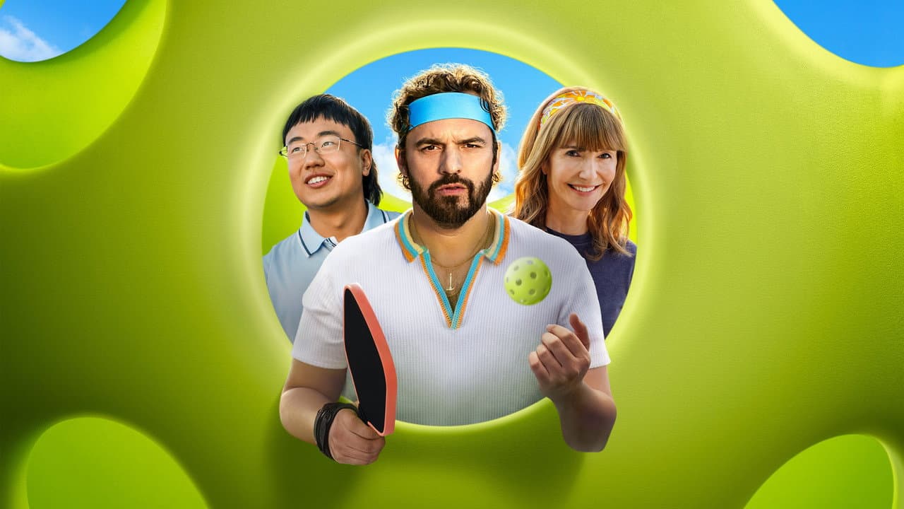 Les Fous du pickleball backdrop