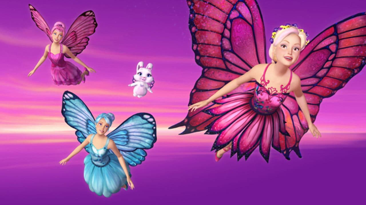 Barbie : Mariposa et ses amies les fées-papillons backdrop