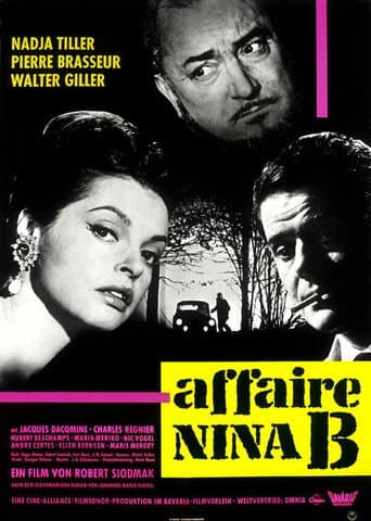 L'Affaire Nina B. poster