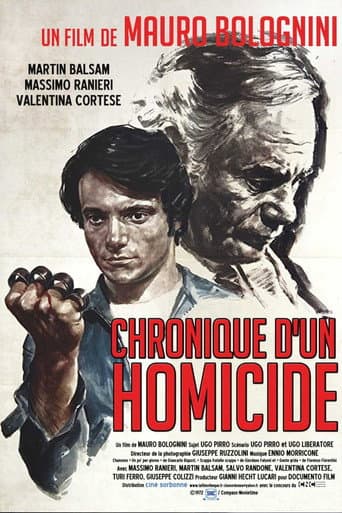 Chronique d'un homicide poster
