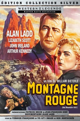 Montagne rouge poster