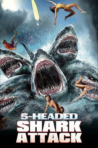 L'attaque du requin à 5 têtes poster
